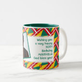 GRENADAフラグ写真テンプレートテキストの追加 ツートーンマグカップ (正面右)