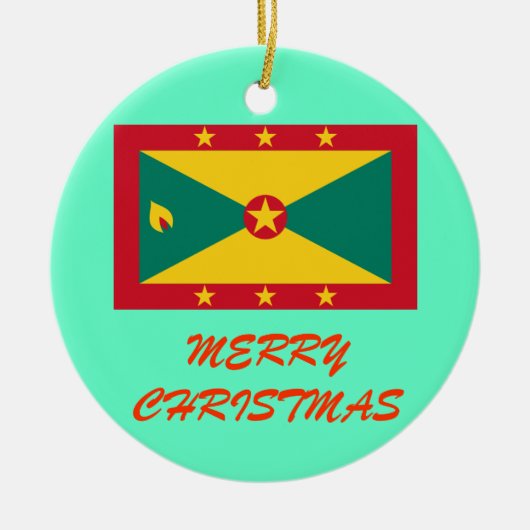 GRENADA*のカスタムなクリスマスのオーナメント セラミックオーナメント (正面)