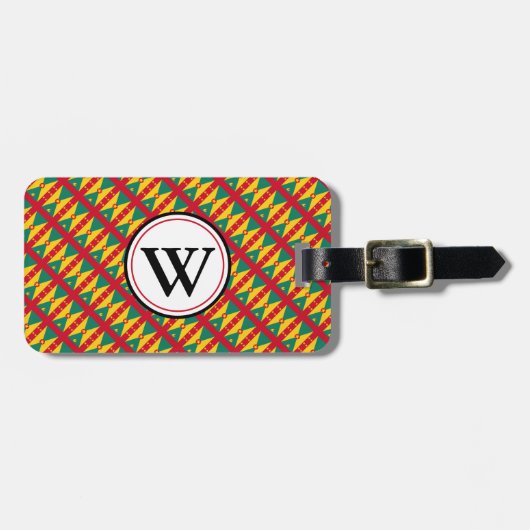 GRENADA CARRIACOU信頼する主の諺の荷物 ラゲッジタグ (正面横)