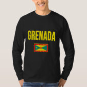 Grenada Flag 1 Tシャツ (正面)