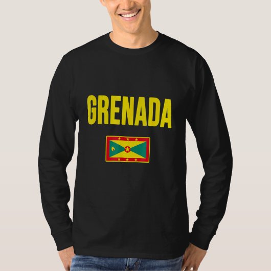 Grenada Flag 1 Tシャツ (正面)