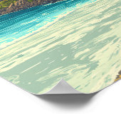 Grenada Illustration Travel Art Vintage ポスター (角)