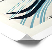 Grenoble France Vintage Ski Poster ポスター (角)