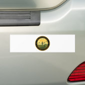 Grenora、ND 100th バンパーステッカー (車上)