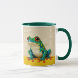 Grenouille artistique en céramique マグカップ