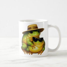 Grenouille Cool Humour コーヒーマグカップ