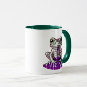 grenouille figurine argent マグカップ (正面右)