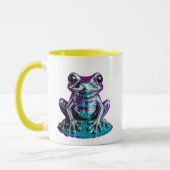 grenouille néon chrome マグカップ (左)