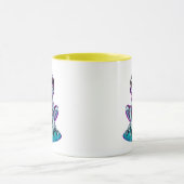 grenouille néon chrome マグカップ (中央)