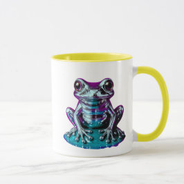 grenouille néon chrome マグカップ
