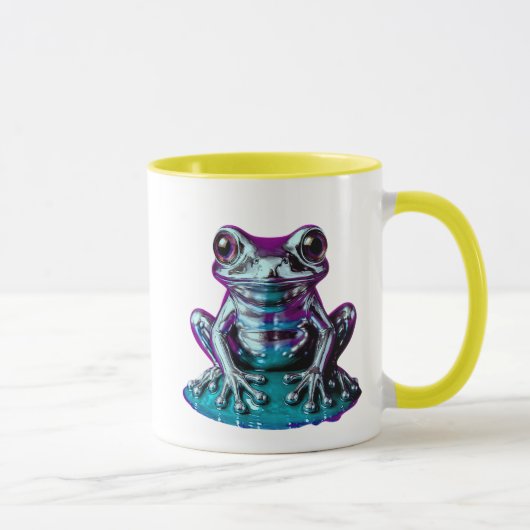 grenouille néon chrome マグカップ (右)