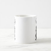Grenouille Noir Blanc Slogan モーフィングマグカップ (中央)