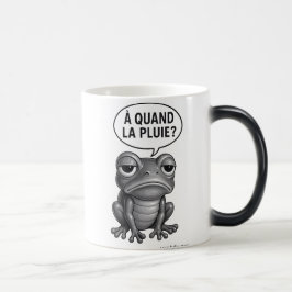 Grenouille Noir Blanc Slogan モーフィングマグカップ