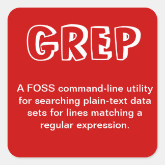 GREPステッカー スクエアシール