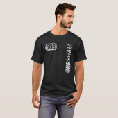 Gresham Oregon 503エリアコードヴィンテージレトロ Tシャツ (正面フル)