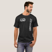Gresham Oregon 971エリアコードヴィンテージレトロ Tシャツ (正面フル)