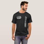 Gresham Oregon 971エリアコードヴィンテージレトロ Tシャツ (正面フル)
