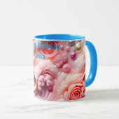 GRETA ～抽象芸術パターン3D～ピンクス～ マグカップ (正面右)