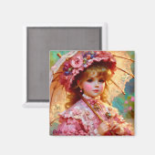 GRETA ～魅力的なヴィンテージガール～ マグネット (正面/裏面)