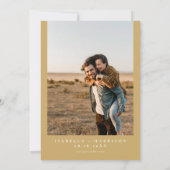 GRETA Water color Joshua Tree Photo 結婚's 招待状 (裏面)