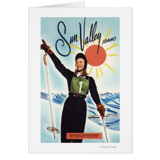 Gretchen Fraser広告ポスター (正面)