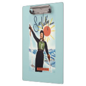 Gretchen Fraser広告ポスター クリップボード (左)