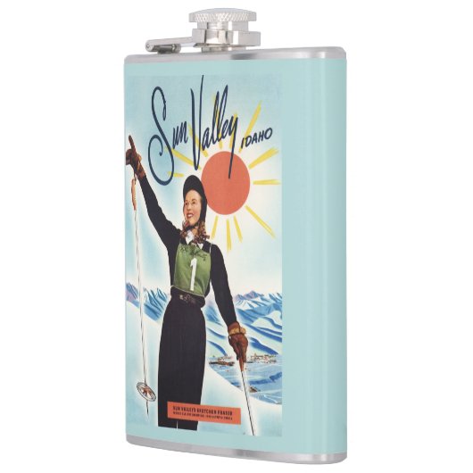 Gretchen Fraser広告ポスター フラスク (左)