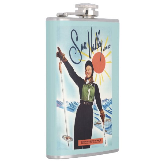 Gretchen Fraser広告ポスター フラスク (右)