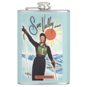 Gretchen Fraser広告ポスター フラスク (正面)