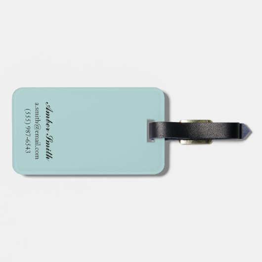 Gretchen Fraser広告ポスター ラゲッジタグ (裏面横)