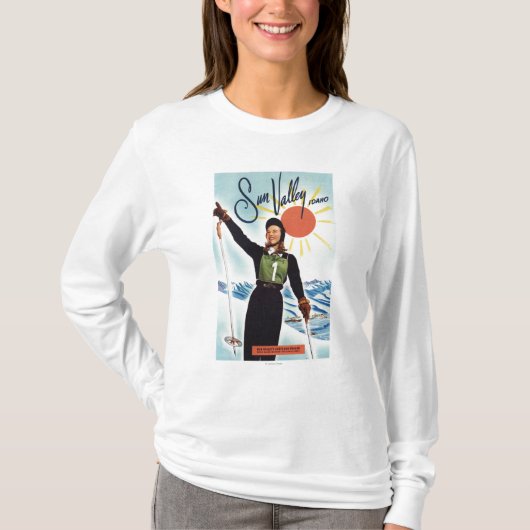 Gretchen Fraser広告ポスター Tシャツ (正面)