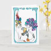 Gretel Greeting Card カード (黄色い花)