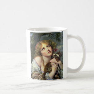 Greuze Papillon/Phalene Fidelity コーヒーマグカップ