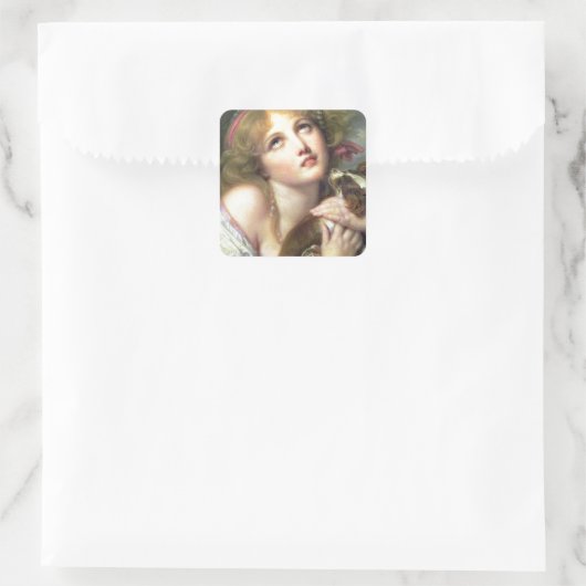 Greuze Papillon/Phalene "Fidelity" スクエアシール (バッグ)