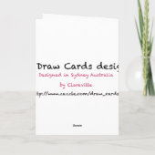 Grevilleaのクリスマスカード シーズンカード (裏面)