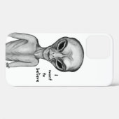 Grey Alien , I want to believe Case-Mate iPhoneケース (裏面 (横))