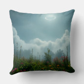 Grey Aliens Cradling Human Babies クッション (裏面)