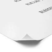 Grey and Blue Beatitudes Inspiration ポスター (コーナー)