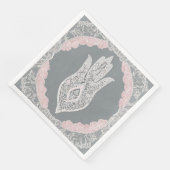 Grey and pink patterns AI art  (コーナー)