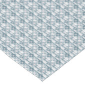 Grey and white floral pattern  gray テーブルクロス (アングル)
