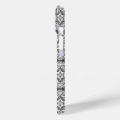 Grey and white lace pattern Case-Mate iPhoneケース (裏面 / 左)