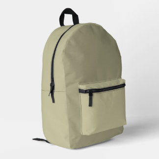 Grey Beige Backpack プリントバックパック