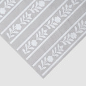 Grey Bone Inlay Floral Border Decoupage Paper 薄葉紙 (詳細)