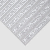 Grey Bone Inlay Floral Border Decoupage Paper 薄葉紙 (詳細)