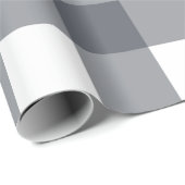 Grey Buffalo Plaid Wrapping Paper ラッピングペーパー (ロールコーナー)