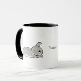 Grey bunny  マグカップ