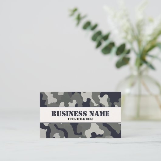 Grey Camouflage 名刺 (スタンド正面)