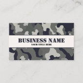 Grey Camouflage 名刺 (正面)