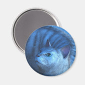 Grey Cat 4 Magnet マグネット (正面/裏面)
