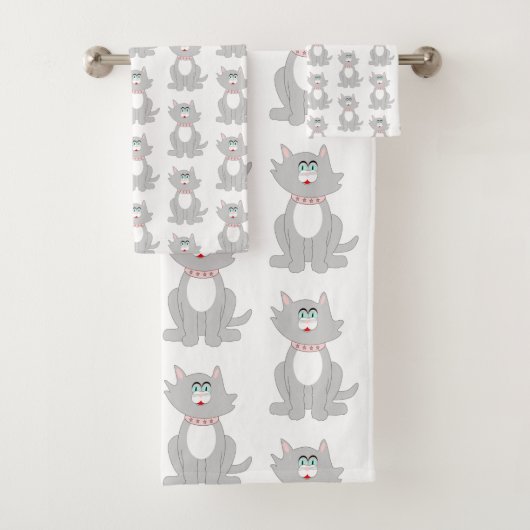 Grey Cat Design バスタオルセット (インサイチュ)
